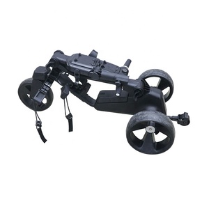 <span class=keywords><strong>Chariot</strong></span> de <span class=keywords><strong>golf</strong></span> pliable à 3 roues avec fonction de poussée et de traction - Product Image 5
