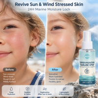 Spray réparateur au squalane pour enfants 120 ml, marque privée, brume hydratante marine pour enfants et adultes, soin hydratant pour peaux abîmées par le soleil et le vent