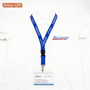 High Quality Custom Anime Woven <b>Polyester</b> Neck <b>Lanyards</b> Promotional Personalized Colored <b>Lanyards</b> with Logo Low Price - Product Image 3