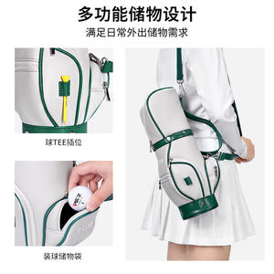 Bolsa de Golf Mini <span class=keywords><strong>para</strong></span> Mujer OEM ODM con Microfibra y Cierre de Cremallera, Porta Pelotas Pequeño <span class=keywords><strong>para</strong></span> Campos de Mini-Golf - Product Image 3