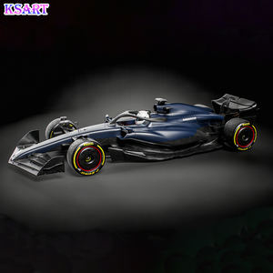 مخصص الألياف الزجاجية سباق النحت سيارة القط الرمادي GC19 F1 صيغة واحدة <span class=keywords><strong>3D</strong></span> نموذج الراتنج الحرف اليدوية الديكور - Product Image 3