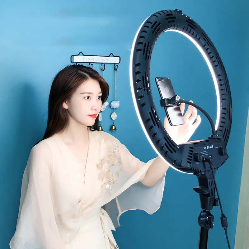 Vòng ánh sáng 14 18 21 inch LED vòng đèn điền vào ánh sáng cho trang điểm nhiếp ảnh video Live Studio