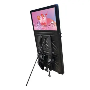 Movable Billboard Advertising Billboard Walking Advertising Backpack LCD Advertising Display