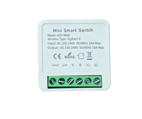 Module intelligent Zigbee Zowie 16A Mini 1 canal, contrôle par application, compatible Alexa/Google Home, fil neutre requis, compatible 120V US