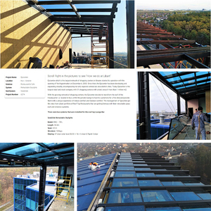 <span class=keywords><strong>Terraza</strong></span> Deslizante Smart Sunbed <span class=keywords><strong>Tragaluz</strong></span> telescópico Frp Panel de iluminación Vidrio templado transparente <span class=keywords><strong>Tragaluz</strong></span> de Techo Retráctil - Product Image 3