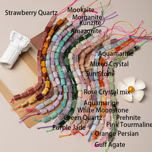 Cuentas Sueltas <span class=keywords><strong>de</strong></span> <span class=keywords><strong>Piedra</strong></span> Natural en Forma <span class=keywords><strong>de</strong></span> Columna Cilíndrica para DIY, Collar, Pulsera, <span class=keywords><strong>Piedra</strong></span> Curativa, <span class=keywords><strong>Ojo</strong></span> <span class=keywords><strong>de</strong></span> Tigre, Amatista, Joyería - Product Image 4