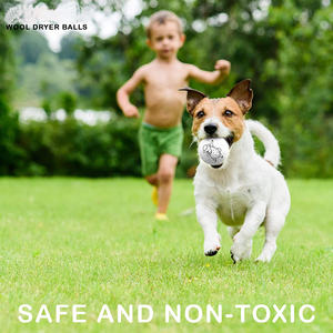 2025 nouvelle tendance aux états-unis drôle mouton fait à la main réutilisable NZ <span class=keywords><strong>laine</strong></span> feutre sèche boules comme on le voit à la télévision - Product Image 5