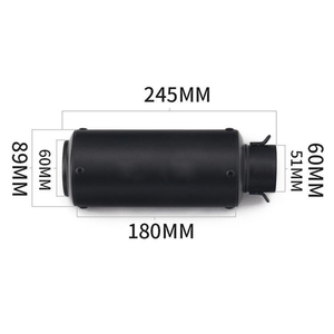 Tuyau d'échappement droit pour moto CHMotor pour Yamaha Suzuki, tuyau d'échappement canon à grand volume, accessoires universels - Product Image 2