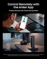 Banco de Energía y Base de Carga Anker Prime, Cargador Portátil de 26,250 mAh y 300 W Máx. con Base para 6 Dispositivos, A110A+A1903