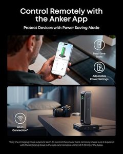Banque d'alimentation et station de charge Anker Prime, 26 250 mAh, chargeur portable 300 W max avec base pour 6 appareils, A110A+A1903 - Product Image 5