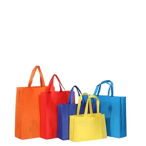 Nonwoven Fabric Bags Spunbond Shopping Shoe Zipper Bottom Square Small Printed Pp Foldable Non Woven Bag