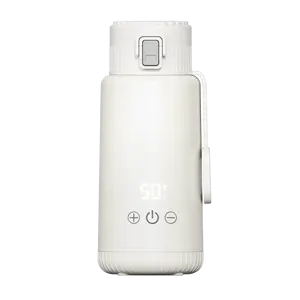 USB wireless kettle battery Rechargeable 300ML Tritan Stainless Steel Infant Feeding Bottle with USB Heated Baby Bottle Warmer