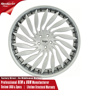 Cerchi Forgiati Rucci COOKIE a 2 o 3 Pezzi, da 18-32 Pollici, 5x120 5x127 6x139.7 per <span class=keywords><strong>Caprice</strong></span>, Impala, Charger, Escalade, Tahoe, Mustang - Product Image 1