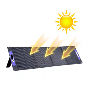 Module solaire monocristallin PERC 100W en verre trempé, étanche, avec une efficacité de 23% pour le camping en plein air et la maison - Product Image 1