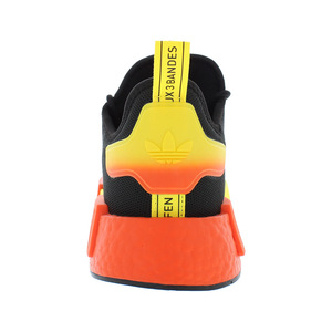 Scarpe da uomo Adidas NMD R1 Colore: Nero/Giallo/Arancione 100% autentiche - Product Image 4