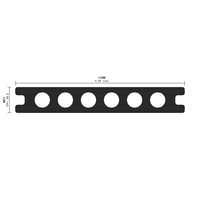 Co-extrudé Bois Antiseptique Plancher Plafond WPC Planches Composites