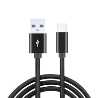 Cable USB Tipo C de Nailon para iPhone, Cable de Carga Rápida + Transmisión de Datos, Accesorios para Teléfono Móvil