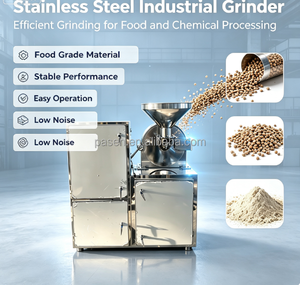Macchina Industriale per Macinazione a Disco in Acciaio Inox, <span class=keywords><strong>Mulino</strong></span> a Martelli per Farina, Trituratore per Alimenti Secchi, Polverizzatore - Product Image 2