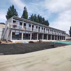 Nhà lắp ghép di động 20ft sẵn sàng sử dụng làm văn phòng tại nhà, tòa nhà thương mại tháo rời, công trường xây dựng tạm thời - Product Image 5