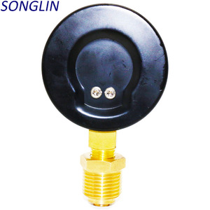 Medidor de pressão de aço inoxidável, manômetro glicerina cheio de aço inoxidável moldura líquido normal de temperatura - Product Image 4