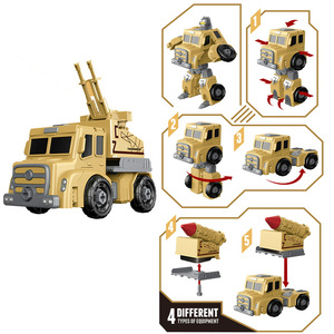 <span class=keywords><strong>Camion</strong></span> jouet démontable 2024, <span class=keywords><strong>camion</strong></span> d'ingénierie déformé, <span class=keywords><strong>robot</strong></span> transformé 2 en 1 - Product Image 4