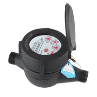 Compteur d'eau mécanique multi-jets multi-buses DN15 en plastique nylon IP68 certifié OEM ISO 4064