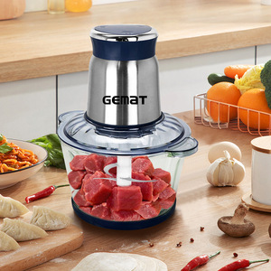 Gemat Electric Food Grinder 1L Stainless Steel Meat Mincer <b>Vegetable</b> <b>Chopper</b> Kitchen Processor - Product Image 1