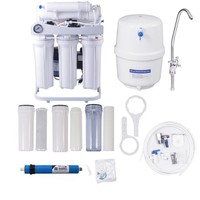 Système de filtration d'eau RO 5 étapes de haute qualité 75 GPD pour usage commercial, hôtelier et domestique – Machine de purification d'eau sous évier