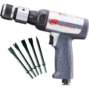 Martillo Neumático Ingersoll Rand de 2 5/8 Pulgadas de Carrera con Empuñadura Tipo Pistola y 5 Cinceles para Demolición Pesada y Trabajos en Metal - Product Image 1