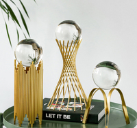 Boule de cristal moderne, décoration nordique Simple et créative, lumière de luxe, adapté à la maison, au salon et au bureau moderne