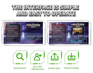 I3 hộp trò chơi ma thuật 4K TV <span class=keywords><strong>streaming</strong></span> Console 3D trò chơi Arcade hỗ trợ 20000 + cho 4 người chơi-Tương thích PS1 PSP cho GBA N64 FC GB GBC - Product Image 4