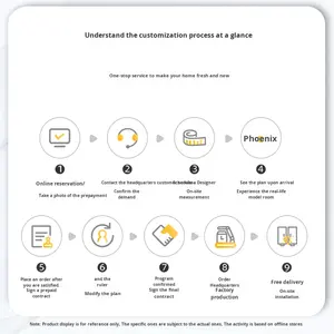 Meubles de cuisine modulaires de luxe sur mesure en bois mélaminé Sanpotova - Product Image 4
