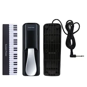 Sustain Pedal Foot Damper with Piano Style Action for Midi Keyboard Synthesizer Electronic Piano and Organ