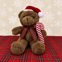 Ours en peluche de Noël très vendu, jouet amusant pour enfants, cadeau de Noël personnalisé