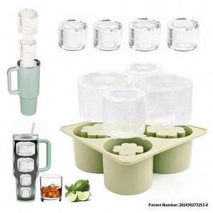 Silicone Ice Cup 4 PC Ice Mold <b>Set</b> Easy-to-Use Ice Cream Maker <b>Tools</b> for <b>Kids</b> Sustainable - Product Image 6
