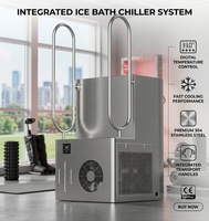 Icegalax All in C Baignoire de Plongée Froide en Acier Inoxydable Facile à Nettoyer pour la Relaxation et la Récupération Corporelle des Athlètes