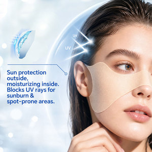 Parche Protector Solar Personalizado OEM para la Mejilla con Diseño de Mariposa, <span class=keywords><strong>El</strong></span>ástico, con Gancho para la Oreja, Bloqueador UV Físico, Hidratante, para Exteriores, Caja de 5 Piezas - Product Image 3