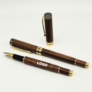 Stylo bille en bois de noyer pour cadeaux d'affaires, stylos de bureau exécutifs gravés sur mesure pour cadeaux d'entreprise ou d'anniversaire - Product Image 1