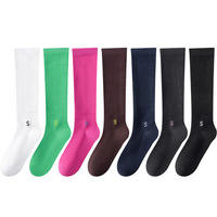 Chaussettes de sport à séchage rapide, très vendues, pour le sport, la course à pied et le cyclisme, chaussettes de compression hautes jusqu'au genou