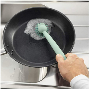 Brosse à ventouse pour vaisselle et casseroles EcoClean, personnalisée, en PET, avec poils en PET - Product Image 2