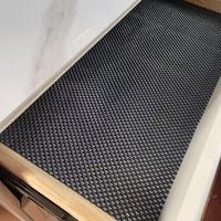 Tapis de protection antidérapant en mousse PVC imperméable et lavable de haute qualité, non adhésif, pour étagères de cuisine - Grande Vente