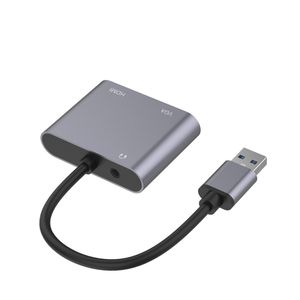 <span class=keywords><strong>Adaptador</strong></span> 3 en 1 USB <span class=keywords><strong>a</strong></span> <span class=keywords><strong>HDMI</strong></span> / VGA / Audio HUB de buena calidad - Product Image 2