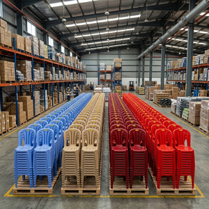 Modern Commercial Stackable Colorful <b>Plastic</b> <b>Dining</b> <b>Chairs</b>-Space-Saving Design for Home Office Canteen & Patio - Product Image 6