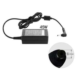 Cargador - Cargador portátil de 45W, 19V y 2.37A, con conector de 4.0 mm x 1.7 mm. ideal para computadoras - Product Image 1