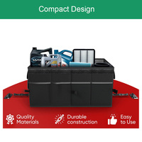 Organisateur de coffre de voiture pliable, organisateur et rangement pour SUV, camionnette, berline