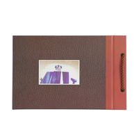 Cadeau pour enfants, album photo portable de haute qualité, couverture rigide, kit de scrapbooking DIY, 29*19*2cm, 40 pages, bandes de papier amovibles