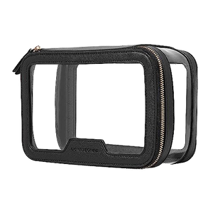 रोवयोन स्पष्ट मेकअप बैग बहुउद्देशीय यात्रा मेकअप ट्रेन मामले पोर्टेबल कॉस्मेटिक आयोजक पारदर्शी भंडारण बैग - Product Image 1