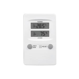 Termómetro Digital TFA Dostmann Max Min con Higrómetro, Monitor de Temperatura y Humedad Interior, Blanco - Product Image 1