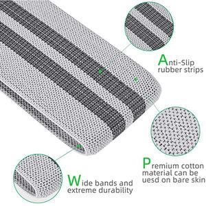 Fasce cinetiche per esercizi per le gambe personalizzate fascia di resistenza per <span class=keywords><strong>l</strong></span>'anca in tessuto mini fasce ad anello - Product Image 3