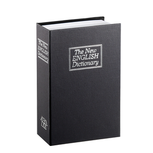 소형 휴대용 열쇠로 잠긴 책 모양의 가정 안전 전환 금고 - Product Image 2